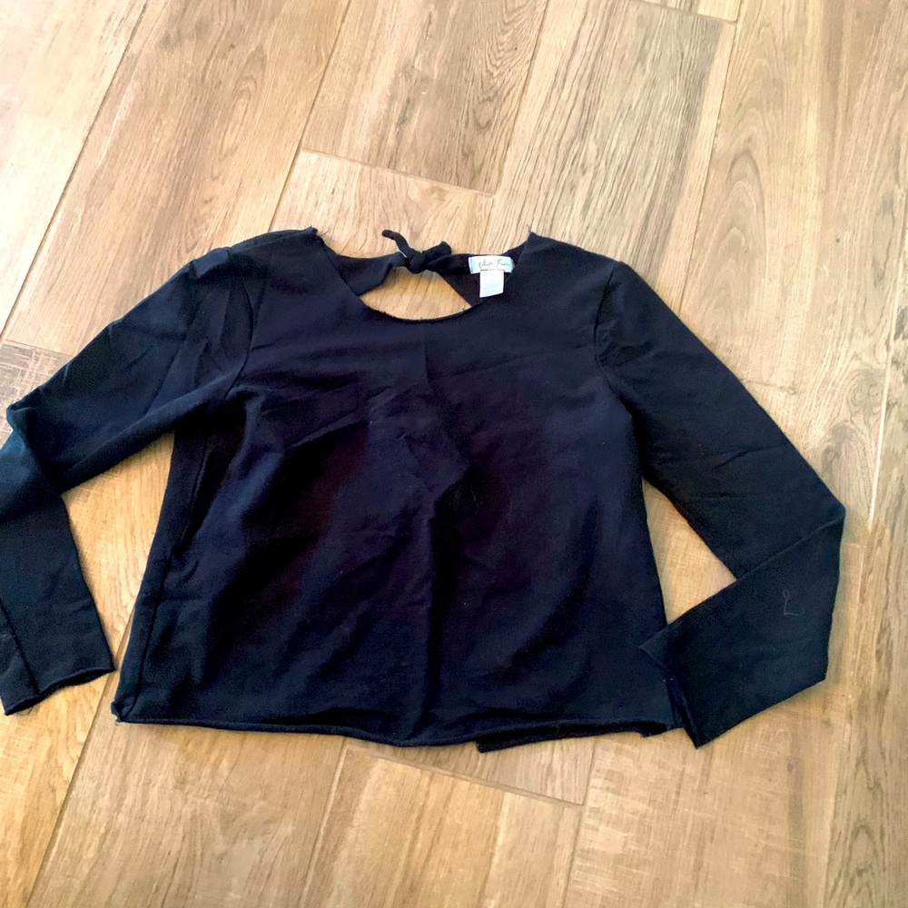 White Fawn sweater back ties size XS